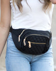 Quilted Sling/Belt Bag