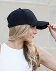 Corduroy Boyfriend Ball Cap