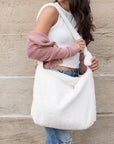 Boucle Sherpa Messenger Bag