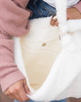 Boucle Sherpa Messenger Bag