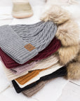 C.C® Honeycomb Pom Beanie