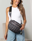Jaya Quilted Puffer Crossbody Sling Bag