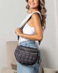 Jaya Quilted Puffer Crossbody Sling Bag