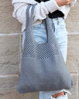 Soft Knit Hobo Shoulder Bag