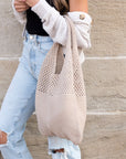 Soft Knit Hobo Shoulder Bag