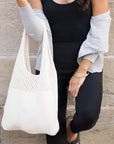 Soft Knit Hobo Shoulder Bag