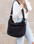 Boucle Sherpa Messenger Bag