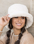 Plush Fur Bucket Hat