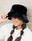 Plush Fur Bucket Hat