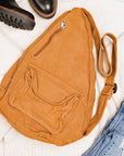 Oversize Canvas Sling Bag