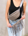 Nora Removable Fringe Crossbody Sling Bag
