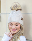 C.C® Honeycomb Pom Beanie