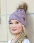 C.C® Honeycomb Pom Beanie