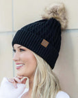 C.C® Honeycomb Pom Beanie