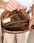 Evyn Quilted Puffer Sling Crossbody Belt Bum Fanny Waist Bag