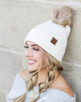 C.C® Honeycomb Pom Beanie