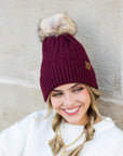 C.C® Honeycomb Pom Beanie