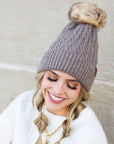C.C® Honeycomb Pom Beanie