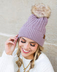 C.C® Honeycomb Pom Beanie