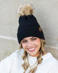 C.C® Honeycomb Pom Beanie