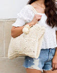 Straw Traveler Tote