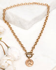 Coin Accent Chain Necklace