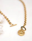 Coin Accent Chain Necklace