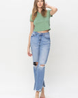 VERVET by Flying Monkey 90's Vintage Super High Rise Flare Jeans