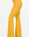 GJG Denim Bell Bottom Jean in Mustard - Inseam 32"