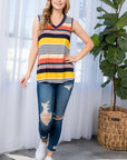 e Luna Mixed Print Tank Top