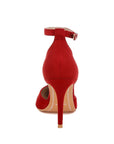 Ushra Microfiber Stiletto Sandals