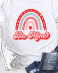 Retro Be Mine Rainbow Graphic Tee