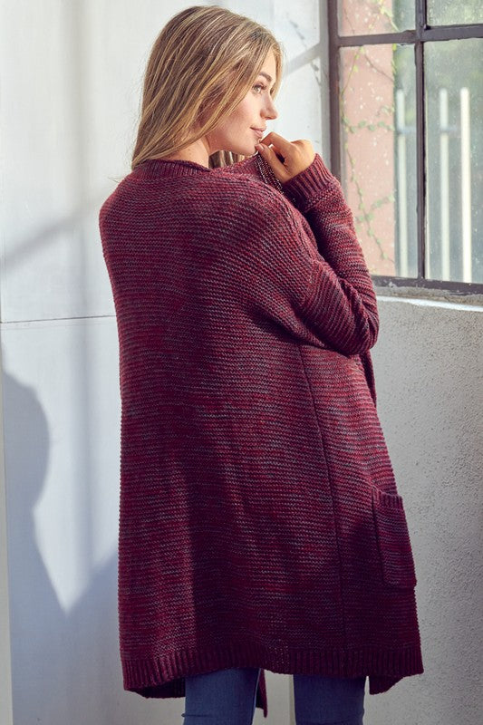 e Luna Chunky Sweater Knit Cardigan