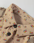 Floral Patchwork Ruffle Shacket | Cottagecore Layering