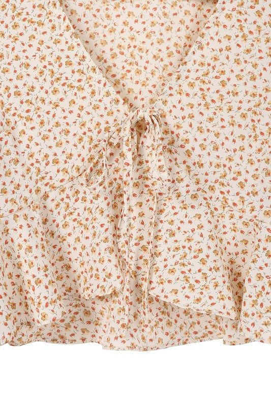 Lilou Floral Frill Blouse