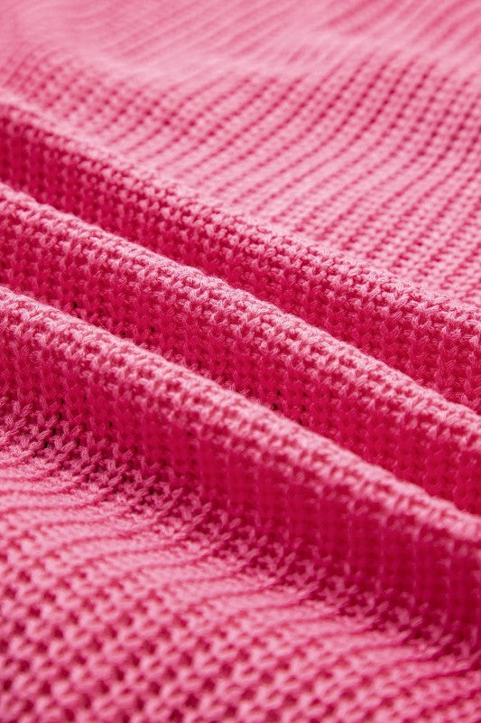 Western Cowboy Embroidered Round Neck Sweater