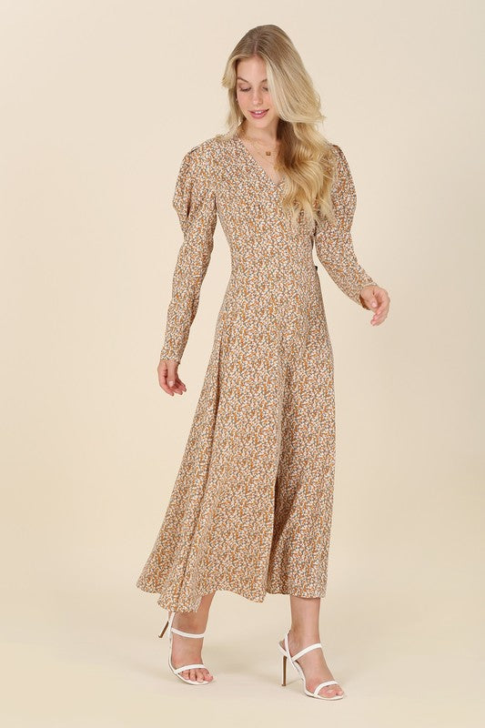 Fit and Flare Maxi Dress - Online Only