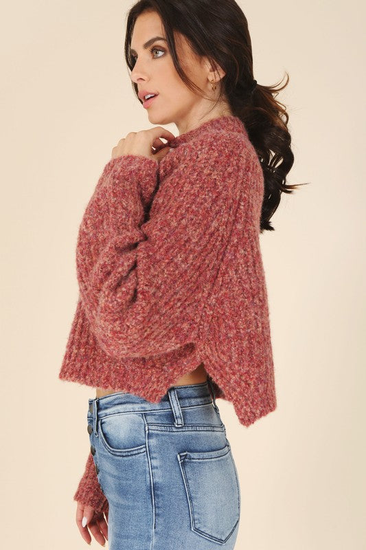 Lilou Melange Multicolor Sweater Top