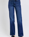 Judy Blue Full Size High Waist Tummy Control Straight Jeans