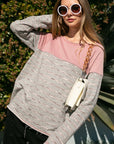 e Luna PLUS Striped Solid Mixed Sweatshirts