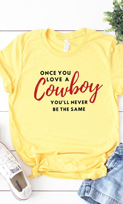 Love A Cowboy Graphic Tee PLUS