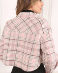 Lilou Plaid Crop Jacket