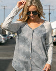 e Luna Tie Dye Mixed Top