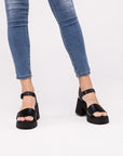 BOOMER-S Platform Heel Sandals