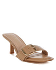 Acacia Buckle Strap Slip On Sandals