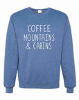 Coffee Mountains & Cabins Crew Neck