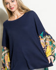 Paisley Volume Sleeve Top - Online Only - My Pampered Life Seattle