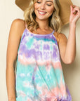 e Luna PLUS Tie Dye Thermal Camisole Top