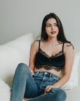 Velvet and Lace Half Cami