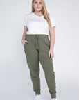 Plus-Size Jogger Pants